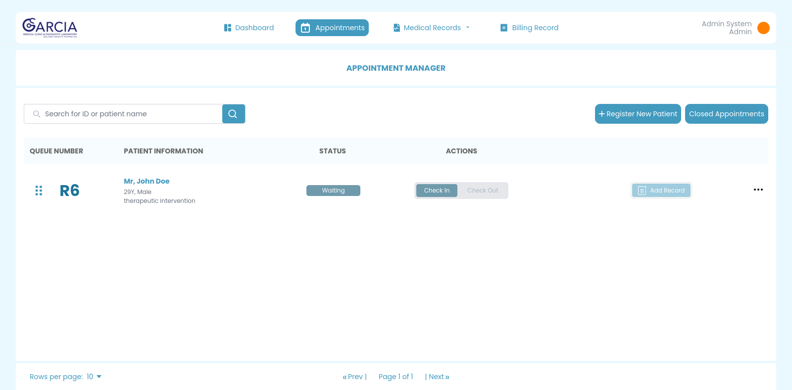 Novamedsuite EMR appointment management system encryption applied and HIPAA compliant appointments