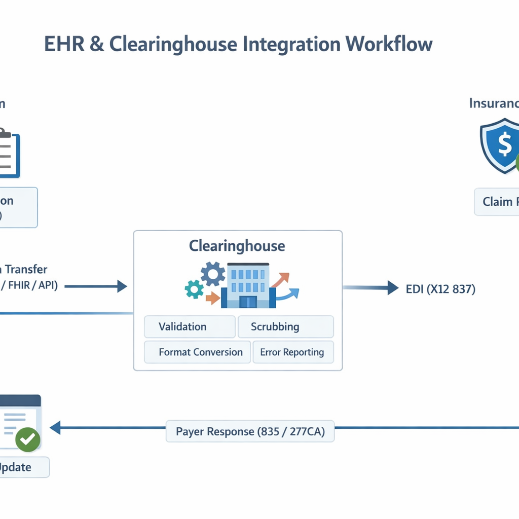 clearing house integration with EHR
